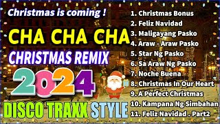 trending CHRISTMAS DISCO TRAXX amp CHA CHA REMIX 2024  nocopyrightmusic reupload [upl. by Lough]