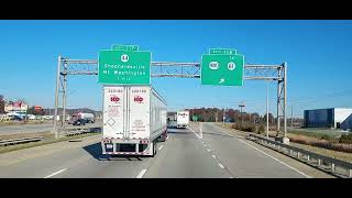 Collinsville Alabama To Whitestown Indiana 3 Fall CR30 CR51 I59 North [upl. by Ainad]