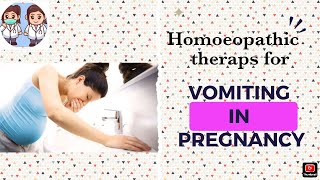 Homoeopathic theraps series1 Vomiting in pregnancy [upl. by Rockey791]