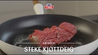 MatSans® Hvordan steke kjøttdeig for å bevare saftigheten [upl. by Ahsillek]