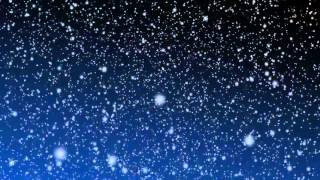 10 Hours Snow Falling Video amp Audio BLUE BG HD SlowTV [upl. by Nhepets]