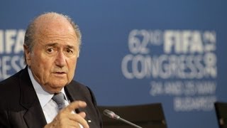 Sepp Blatter claims FIFA is strong [upl. by Ruyam]