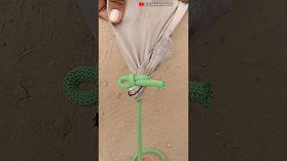 Topper Corner Knot  Very Easy Method camping [upl. by Volin847]