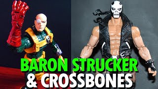 Baron Strucker amp Crossbones Marvel legends Hydra Custom Review [upl. by Shel810]