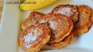 Jamaican Banana Fritters Recipe [upl. by Ailalue183]