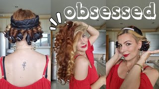 Octopus Heatless Curls  How to get tighter curls using overnight heatless curls [upl. by Guillermo]