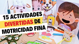 🎁 REGALOS  15 Actividades de MOTRICIDAD FINA para niños  Fáciles y divertidas [upl. by Cissiee]