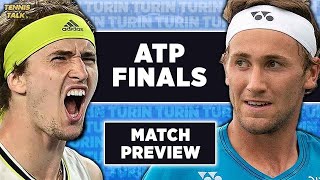 Zverev vs Ruud  ATP Finals 2024  Tennis Preview amp Prediction [upl. by Nahtaoj]