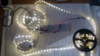 Tutoriel gestion bandeau led via bouton [upl. by Utimer]