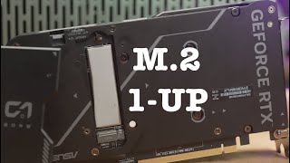 Why does this GPU have an M2 slot Reviewing the Asus Dual 4060 Ti [upl. by Yevette]