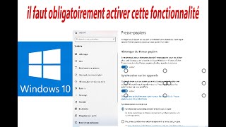 Windows 10 comment activer et utiliser la nouvelle fonctionnalité historique de la presse papier [upl. by Yraillih]