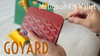 GOYARD  Matignon PM Wallet [upl. by Ilujna]