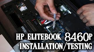 HP Elitebook 8460p  InstallationTesting [upl. by Eerrahs]