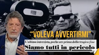 Il racconto dell’ultima intervista di Pasolini “Voleva avvertirmi avrebbe potuto [upl. by Maiga327]