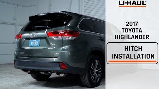 2017 Toyota Highlander Trailer Hitch Installation [upl. by Reffineg]