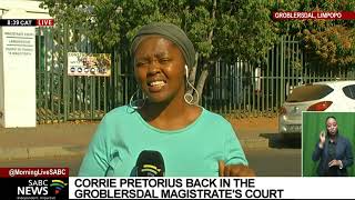 Corrie Pretorius back in the Groblersdal Magistrates Court [upl. by Alida]