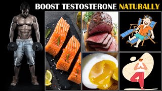 Six Simple Steps To Boost Testosterone Naturally Foods To Boost Testosterone [upl. by Nairrad]