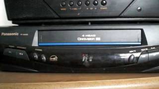 Panasonic Omnivision PV8405S Video cassette recorder review [upl. by Otxilac]