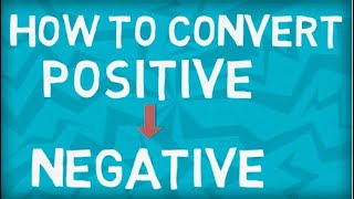 How to convert a Positive to Negative Sentence  Transformation  Rules  Examples  Exercise [upl. by Dareece]