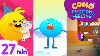 Emotion amp Feeling with Como  Learn emotion 27min  Cartoon video for kids  Como Kids TV [upl. by Esther]