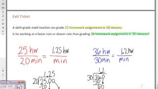 6th grade module 1 topic C lesson 23 [upl. by Domingo]