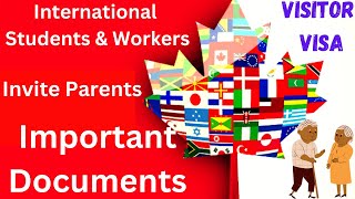 Visitor Visa for Parents in Canada Documents Invitation amp Extension Tips [upl. by Ella]