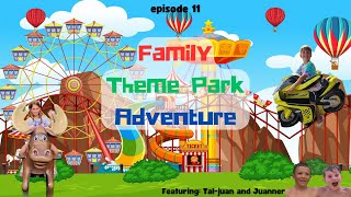 Family Theme Park Adventure familyvlog family fun [upl. by Nyraf]