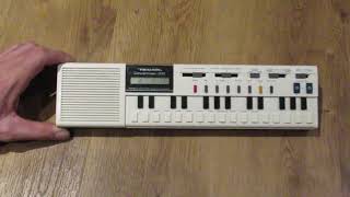 A brief but spectacular look at my small and spectacular Realistic Concertmate 200 Casio VL1 [upl. by Perdita6]