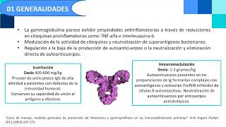 Uso de la gammaglobulina en enfermedades autoinmunes  Dra Francis Crespo [upl. by Eudoxia]