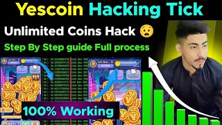 Yescoin Hack Trick  Yescoin New Update today  Yescoin Unlimited Coin Hack Trick amp Yescoin Script [upl. by Ettelrats]