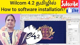 How to install wilcom embroidery studio e42 software ssvlogs [upl. by Llehsyt877]