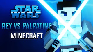 Rey Vs Palpatine  Minecraft Recreation  Star Wars  The Rise Of Skywalker [upl. by Zitah903]