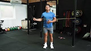 Banded Shoulder External Rotation  Band  Strength and Conditioning Exercises [upl. by Emery]