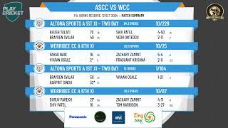 Altona Sports A 1st XI  Two Day v Werribee CC A 6th XI [upl. by Barbaresi]