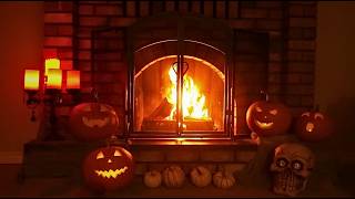 Spooky Crackling Fire  Halloween Ambience [upl. by Albric]