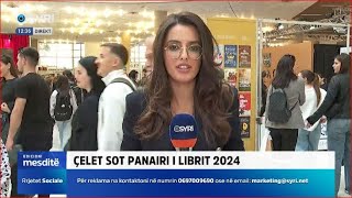 Çelet sot Panairi i Librit 2024 flet gazetaja e Syri Tv Egla Xhemali 13112024 [upl. by Emor]