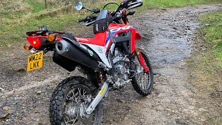 Honda CRF300L Two year review All year riding in all conditions [upl. by Irneh427]