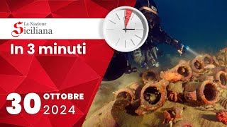 “IN TRE MINUTI” NOTIZIARIO DEL 30 OTTOBRE 2024 [upl. by Annuahs203]