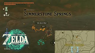 Simmerstone Springs Side Quest amp Gorko Tunnel Legend of Zelda Tears of The Kingdom [upl. by Tavey]