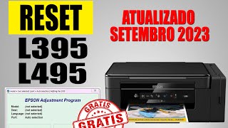 Reset atualizado Epson L395 e L495 totalmente gratuito [upl. by Paderna]