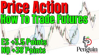 Emini Price Action Day Trading Aug 9  How To Trade Futures [upl. by Atiluap]