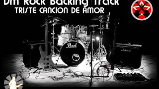 Dm Backing Track Triste Cancion [upl. by Alexandra186]