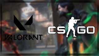 Valorant vs csgo in 2022  players aim skill movement [upl. by Corrinne]