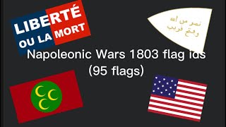 Napoleonic Wars 1803 Flag ids  95 Custom flag ids [upl. by Zwiebel85]