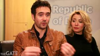 Republic of Doyle interview with Allan Hawco and Krystin Pellerin [upl. by Furmark]