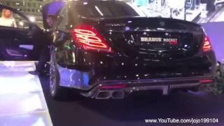 Mercedes S65 AMG Brabus Rocket 900 Exhaust Sound [upl. by Anamor]