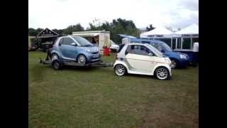 Smart Car Towing Smart 450  451 Smart Festival 2011 Fudgesmart Fudge [upl. by Marin]