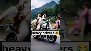 Heavy driver funny 😂 video comedy funny shorts [upl. by Scopp960]