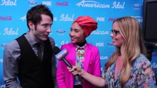 Owl City amp Yuna quotShine Your Wayquot Interview  American Idol Top 10 [upl. by Rekoob]