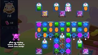 Candy Crush Saga LEVEL 8041 NO BOOSTERS new version [upl. by Mandie151]